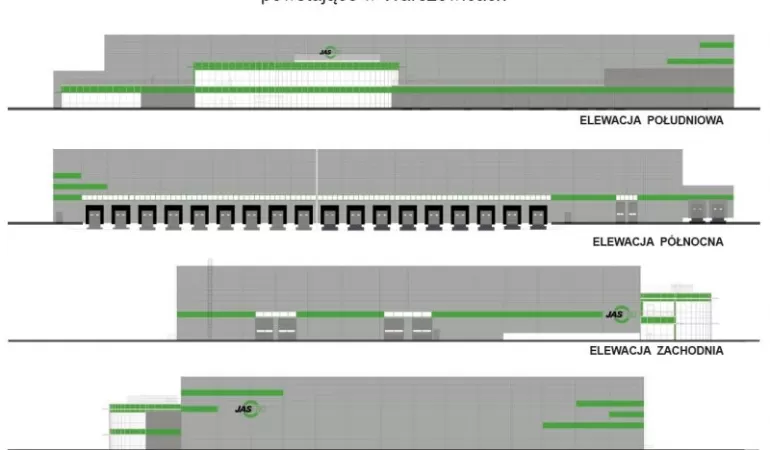 Cetrum logistyczne, JAS, Warszowice