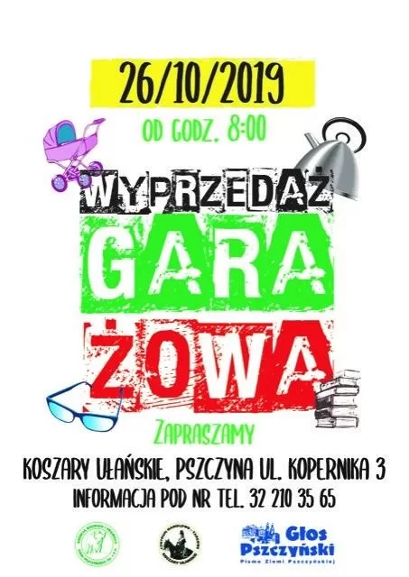 Wyprzedaż garażowa połączona z jarmarkiem książki