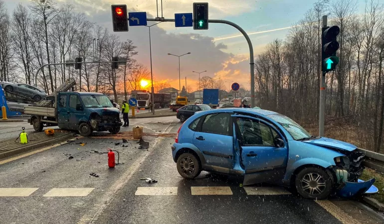 Kolizja na obwodnicy - 19.03.2021