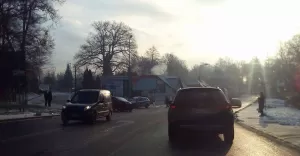 kolizja, żorska, samochody, Pszczyna