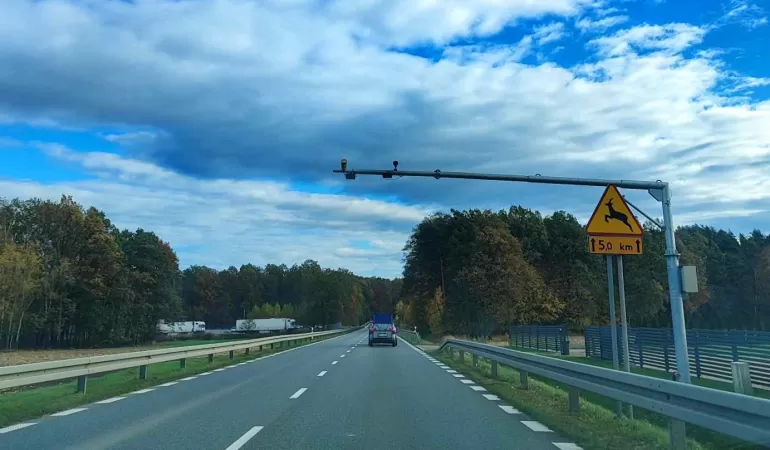 Odcinkowy pomiar prędkości na odcinku Suszec - Kobielice