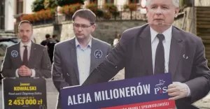 "Aleja Milionerów PiS" w Bielsku-Białej 2023