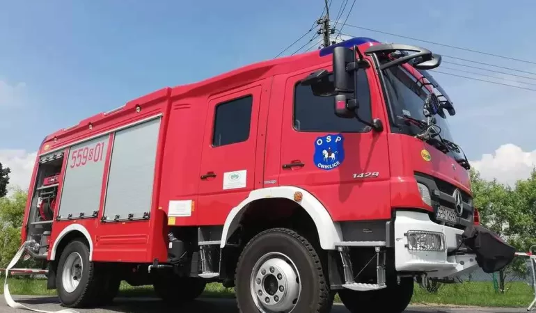 Wóz strażacki OSP Ćwiklice