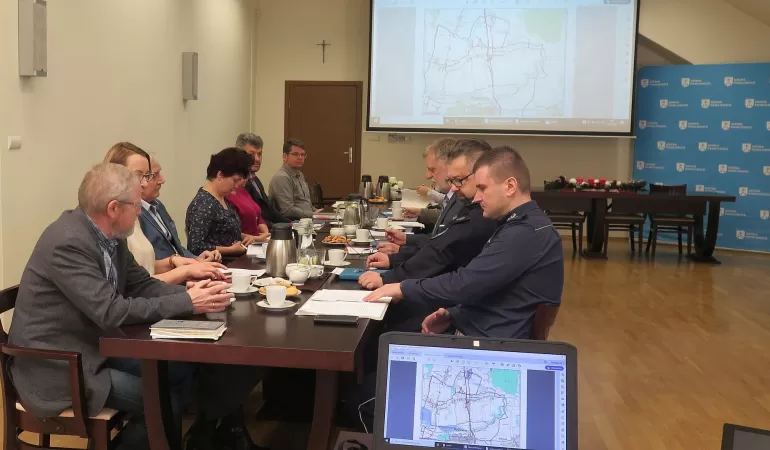 Obrady Komisji Bezpieczeństwa Ruchu Drogowego Gminy Pawłowice