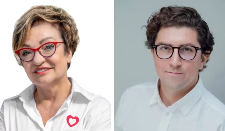 Mirosława Nykiel i Maciej Tomczykiewicz