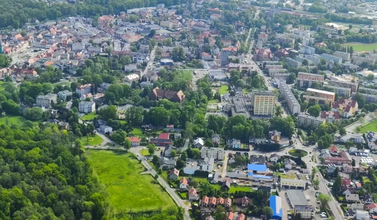 Pszczyna z lotu ptaka - 16.05.2023