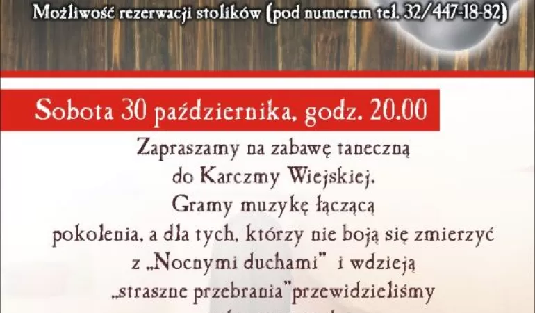 Wieczór taneczny w Karczmie