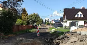 Roboty na ul. Poprzecznej w Warszowicach - 10.2022