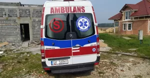 Wypadek na budowie. W akcji LPR