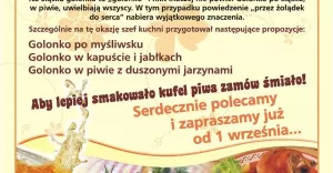 Wrzesień z golonką i piwem