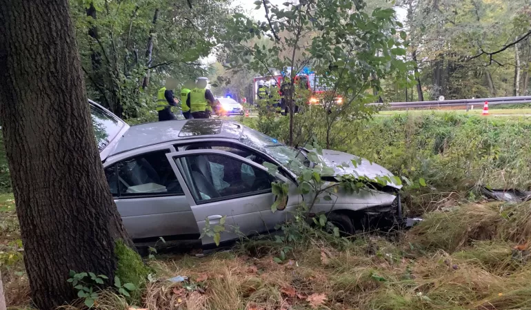 Poranna kolizja w Pawłowicach - 13.10.2021