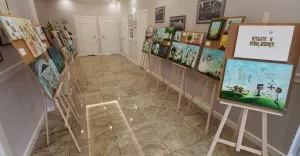 Wystawa obrazów Pawła Widery w Restauracji u Mikołajca
