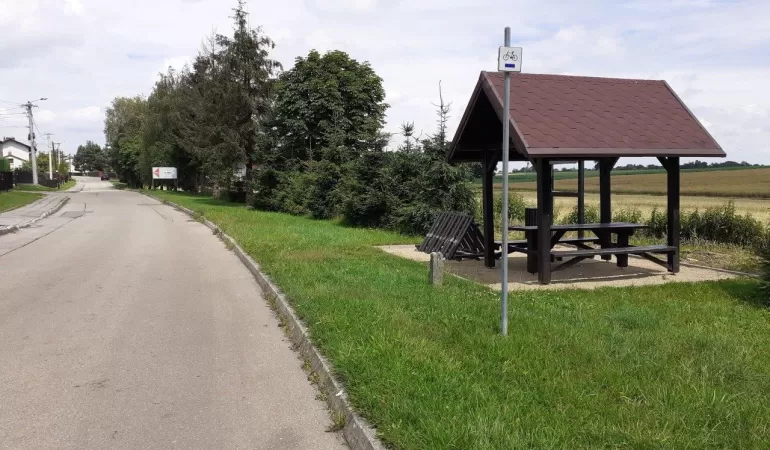 Punkt postojowy dla rowerów w Studzionce