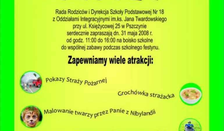 Szkolny festyn w Podstawówce nr 18