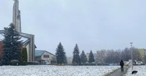 Pszczyna,terazwpszczynie,kościółpodwyższeniakrzyzawpszczynie,zima,marzec2021,lovesilesia,fotodn
