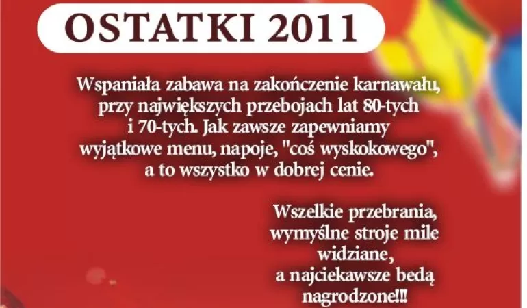 Ostatki w Karczmie Wiejskiej