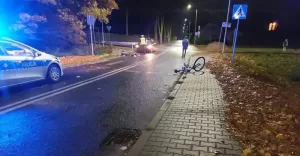 Potrącenie w Golasowicach - 7.11.2021