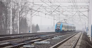 Nowe tory i most nad Wisłą