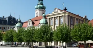 ratusz, urząd miejski w Pszczynie, Pszczyna, rynek