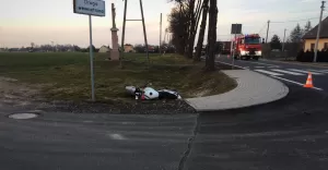 Wypadek motocyklowy w Kryrach - 28.02.2019