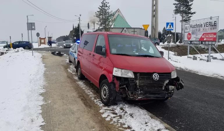 Kraksa w Kobielicach - 6.02.2019
