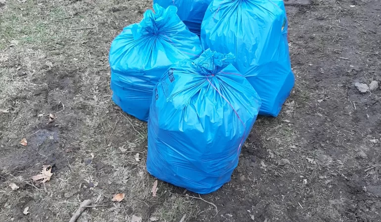 śmieci,odpady, Nadleśnictwo Kobiór