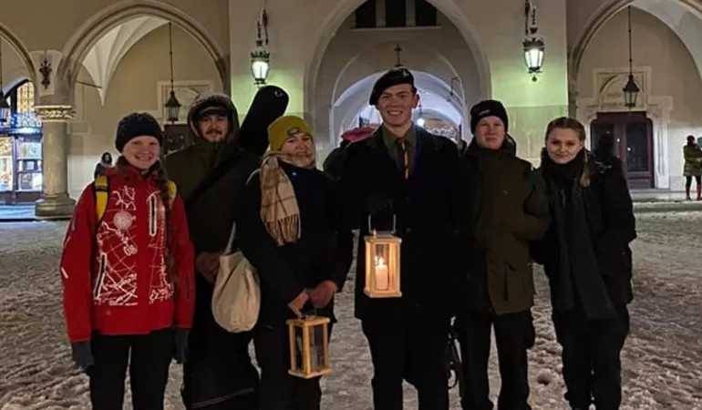 Harcerze przywieźli betlejemskie światełko pokoju do Pszczyny!