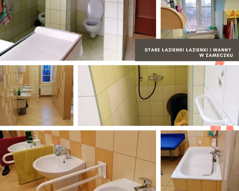 łazienki w Zameczku w Rudołtowicach - remont