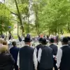 [FOTO] Dolanie z Łąki na otwarcie sezonu letniego w ogrodzie pszczyńskiego szpitala