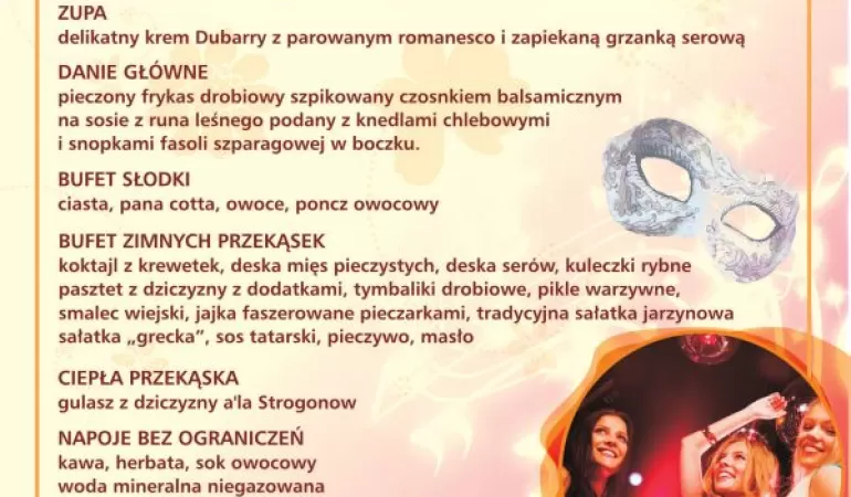 Bal karnawałowy w Hotelu Styl70