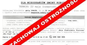 Uwaga na ulotki o "bezpłatnych audytach"!