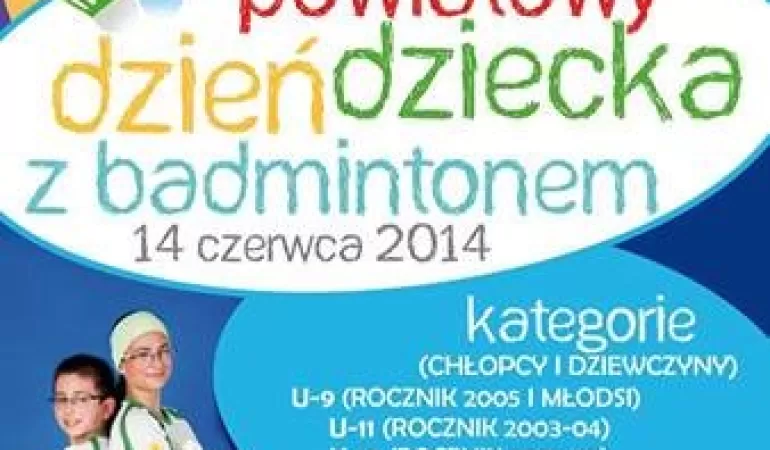 Powiatowy Dzień Dziecka z Badmintonem