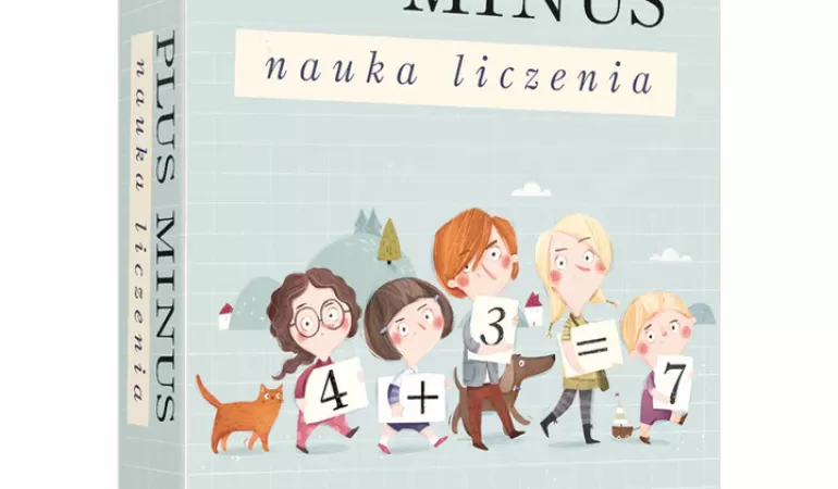 NASZA KSIĘGARNIA GRA DLA DZIECI PLUS MINUS NAUKA LICZENIA