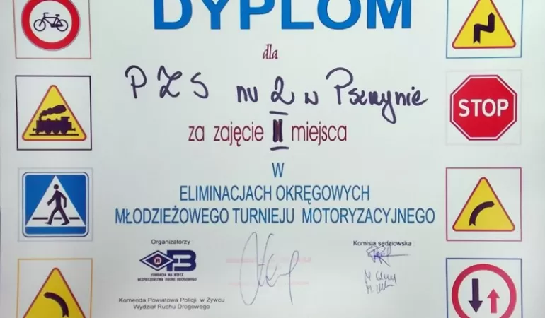 PZS nr 2, dyplom