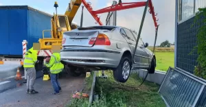 Nocna kraksa na DK-1 w Goczałkowicach-Zdroju