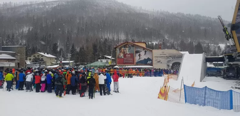 Tłumy w Szczyrku - 16.02.2021