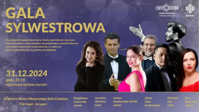 Gala sylwestrowa w Pszczyńskim Centrum Kultury!