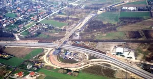 Północna obwodnica Pszczyny - zdjęcia lotnicze