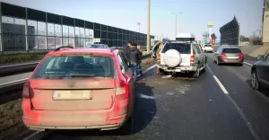 Mini karambol w Pszczynie