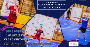 wakacyjne zajęcia badminton