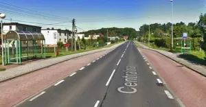 Przystanki przy ul. Centralnej w Kobiórze
