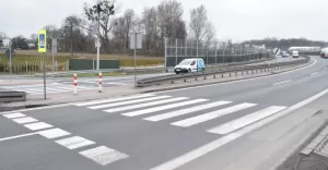 Przejście dla pieszych, DK-1, Borowinowa