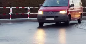 rondo, ślisko, lód, oblodzenie, gołoledź, pszczyna