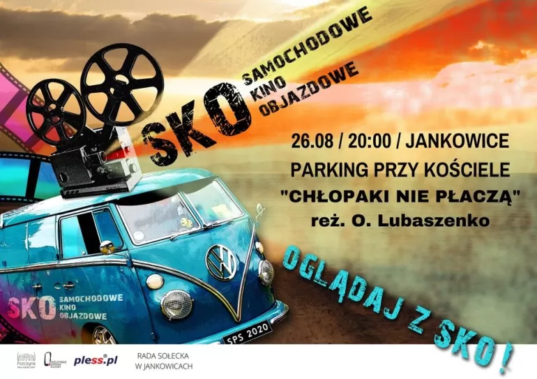 Samochodowe Kino Objazdowe w Jankowicach: "Chłopaki nie płaczą"