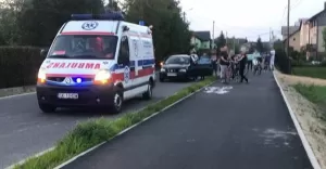 Potrącenie rowerzysty w Goczałkowicach-Zdroju