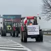[WIDEO, FOTO] Protest rolników. 300 ciągników wyjechało na Wiślankę