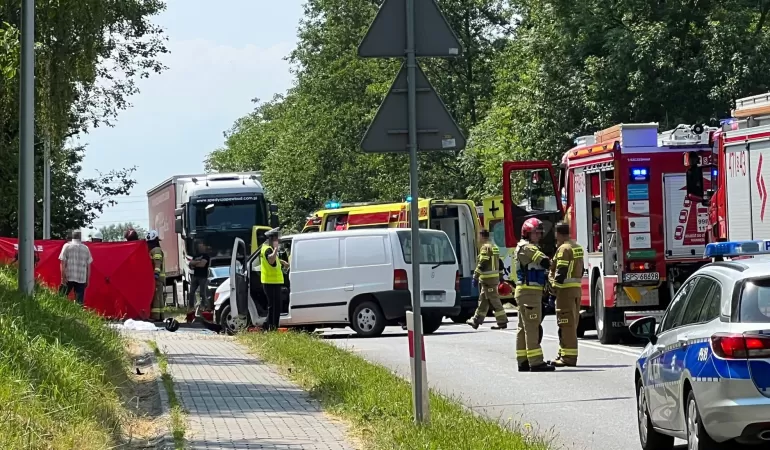 Wypadek na DW938 - 20.06.2023