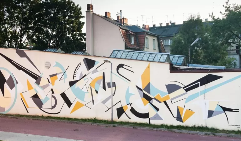Dmuchawce mural