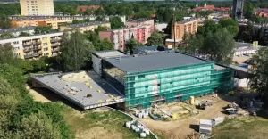 Maj na budowie Pszczyńskiego Centrum Kultury