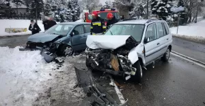Wypadek w Pawłowicach - 4.02.2019